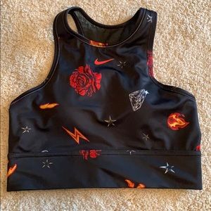 Nike high neck sports bra